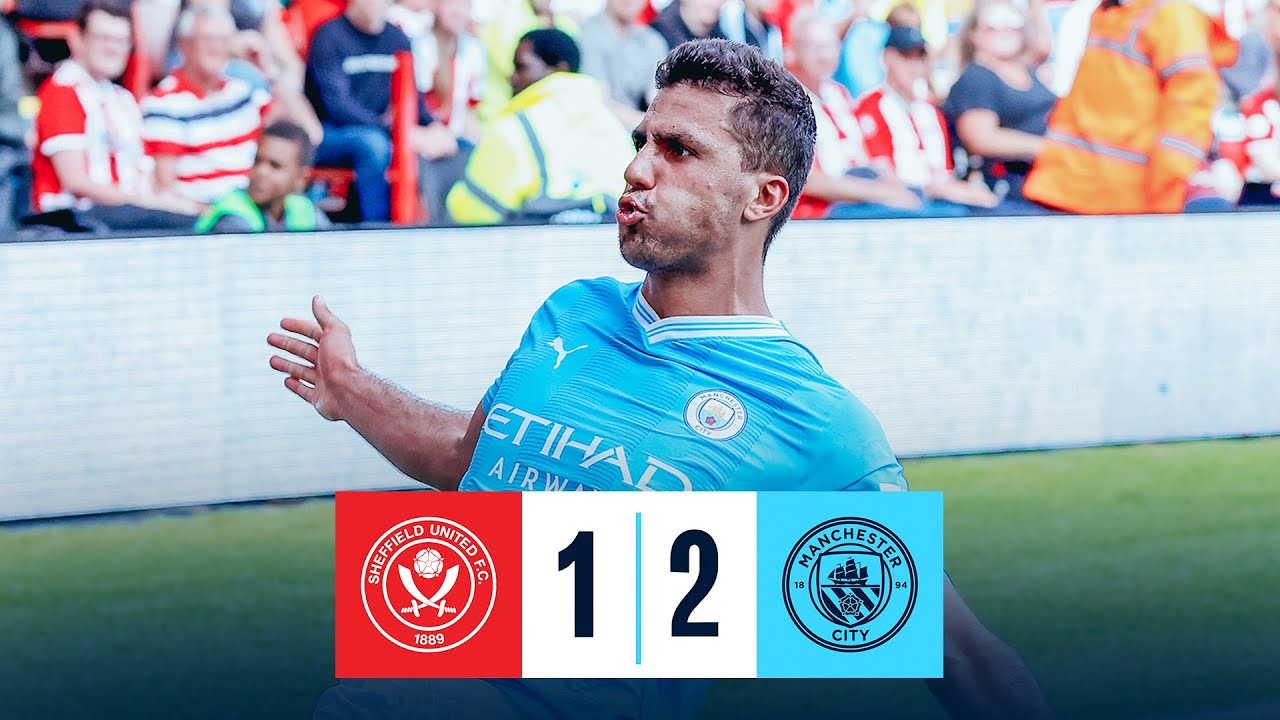 HIGHLIGHTS! RODRIGO SCREAMER | Sheffield Utd 1-2 Man City | Haaland, Rodri & Bogle Goals