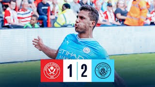 HIGHLIGHTS! RODRIGO SCREAMER | Sheffield Utd 1-2 Man City | Haaland, Rodri & Bogle Goals