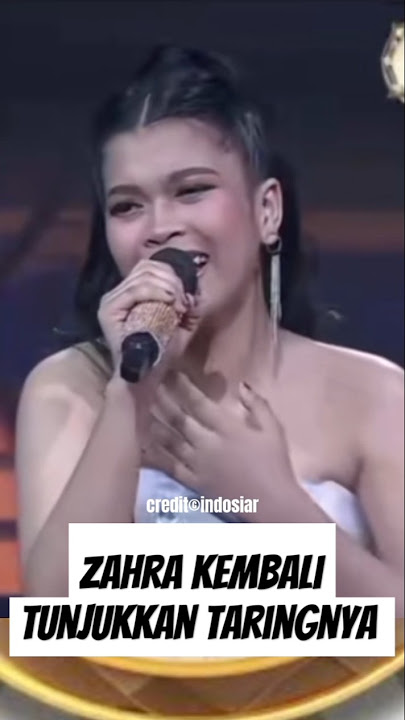 akhirnya.. zahra kasih improv yang buat para juri terpukau #zahrada7 #da7 #indosiar