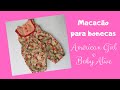 DIY Macacão para Bonecas American Girl🎀DIY🎀PAP🎀TUTORIAL🎀Van Borh