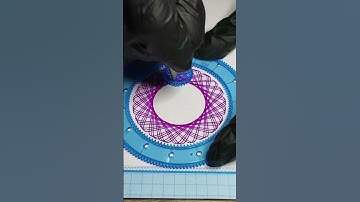Spirograph design #asmr #spirograph #art #asmrvideo #asmrsounds #satisfying #spirograph #draw