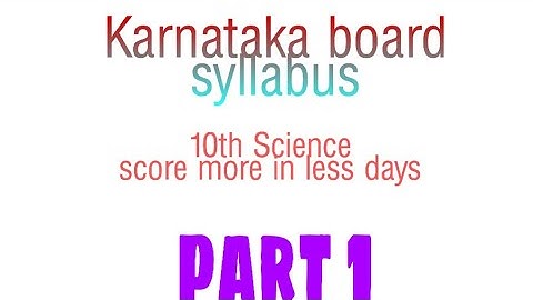 How to score more than 40 marks in SSLC science  in 10 days 1