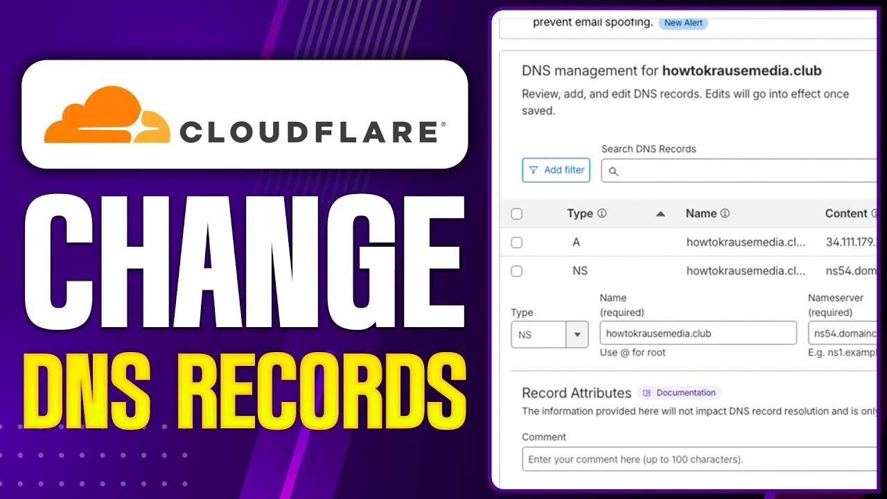 How to Change DNS Records in Cloudflare (2026) | A, CNAME & MX Tutorial ...