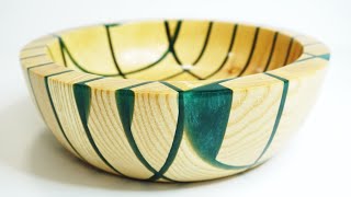 Woodturning | The Turquoise Ash Bowl