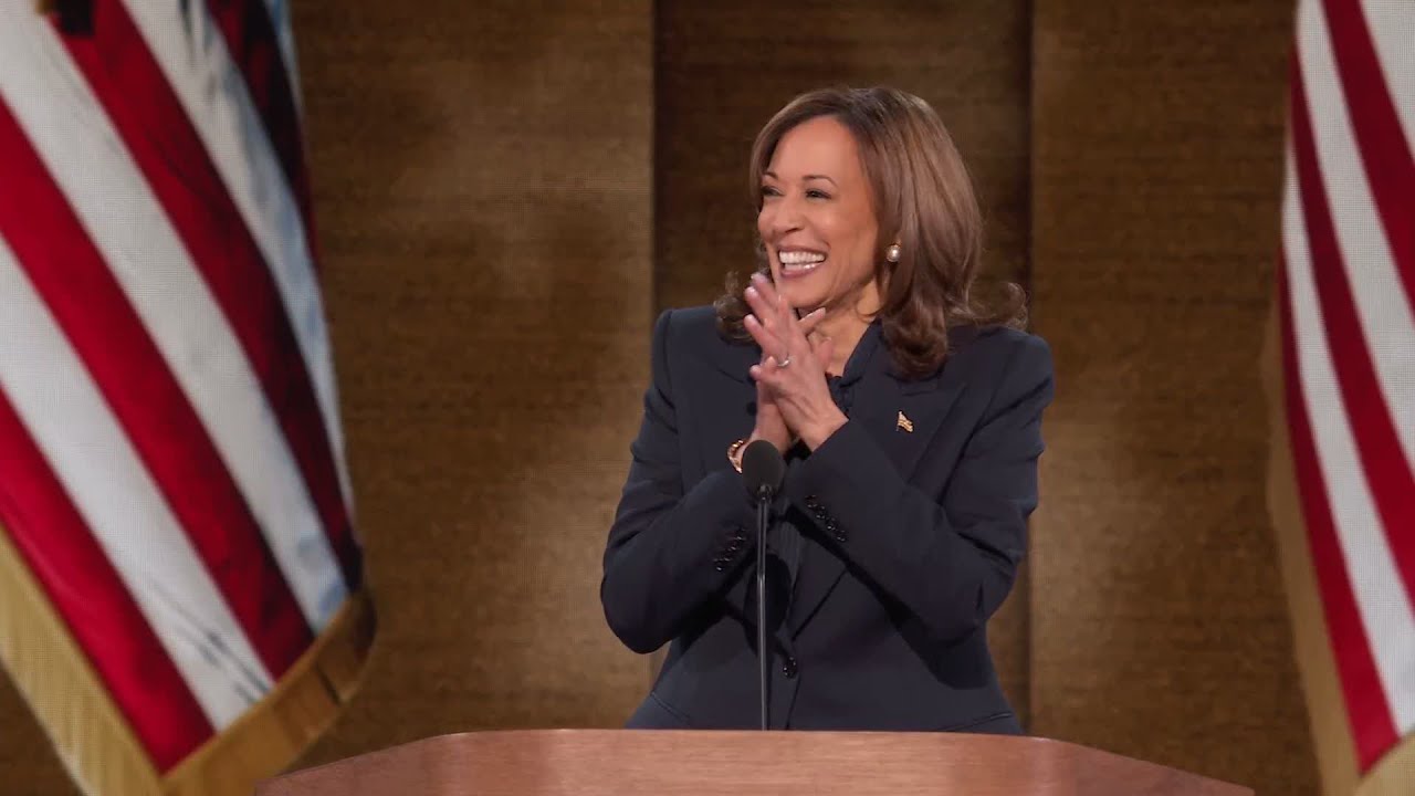 Kamala Harris accepts the Democratic Nomination for President at the ...