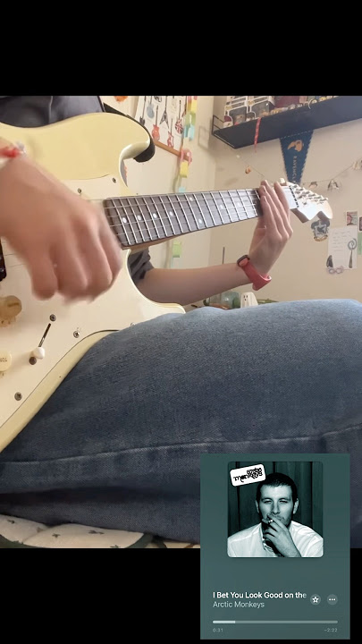 I bet you look good on the dance floor - arctic monkeys guitar cover🎸💃#music #cover #arcticmonkeys