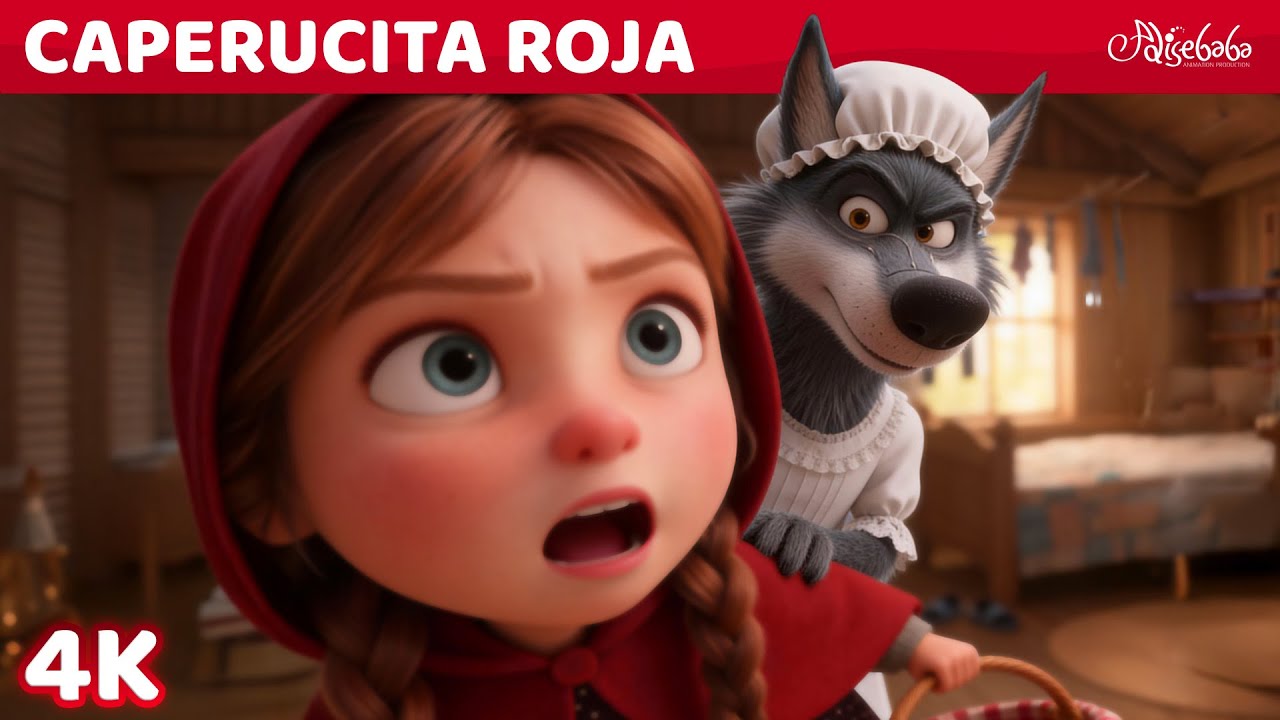 Caperucita Roja y el Lobo Feroz 🐺🧺 | 3D 4K | Cuentos infantiles para dormir