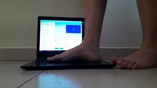 Trampling On My Boyfriends Laptop