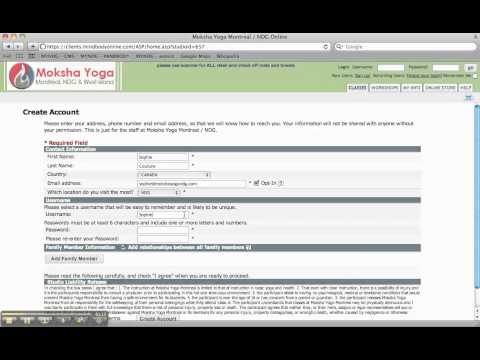MINDBODY Online - How to create your account?