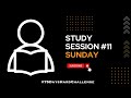 3-Hours Study with Me | 75 Days Hard Challenge| Day 11
