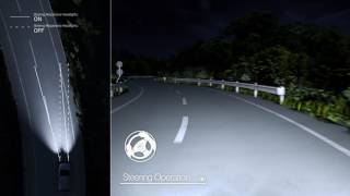 Subaru Responsive steering headlights. SUBARU technology