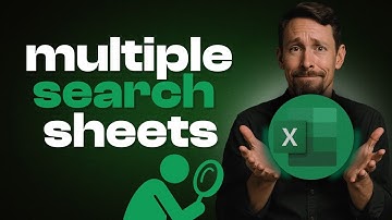 Excel - Search Multiple Sheets with ONE Formula