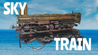 Post Apocalyptic Hover train #kitbash #scratchbuild @TerrainbyAaron