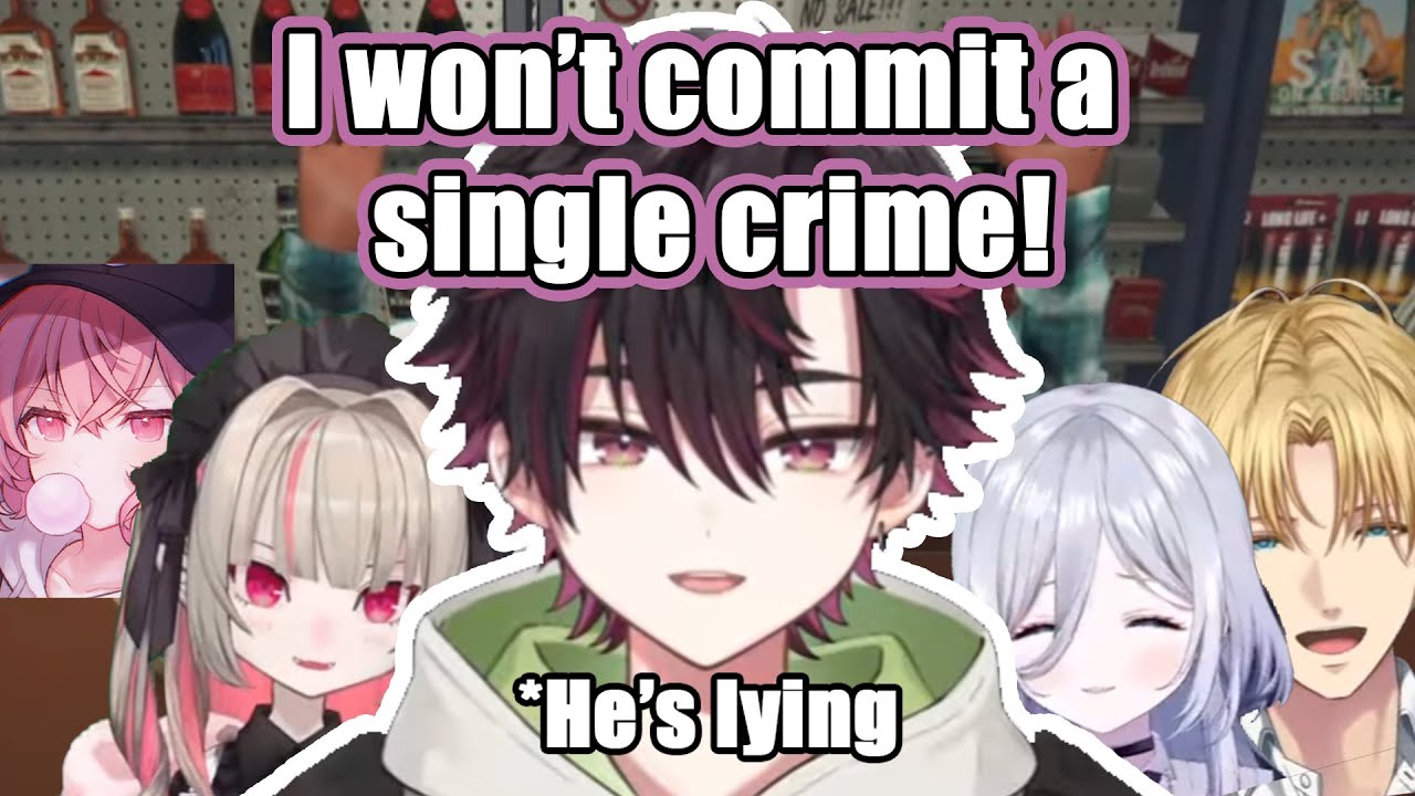 Сакаёри Сома сразу же становится гангстером в свой первый день в GTA MadTown (ENG SUBS)