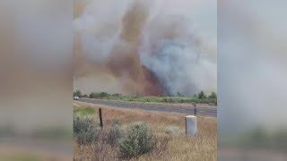 Grant County issues evacuation notice due to wildfire near Soap Lake