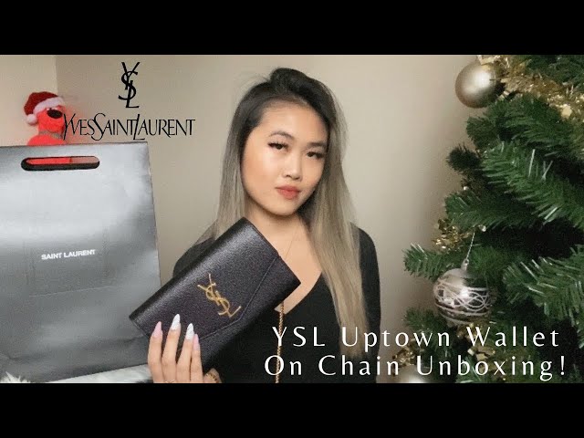 NEW YSL UPTOWN WALLET ON CHAIN - Review, What Fits Inside + 6 Different  Ways to Wear 