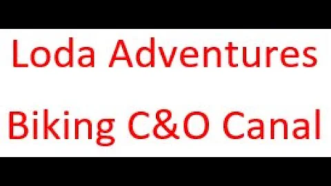 Biking C&O Canal Brunswick MD to Harpers Ferry WV