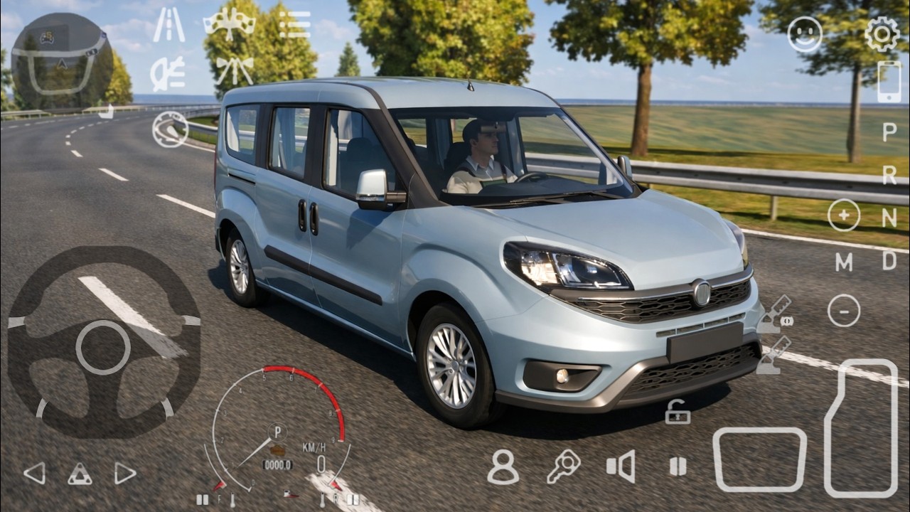 Smooth Highway Drive with Fiat Doblò | Realistic Gameplay 4K