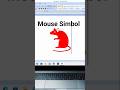 MS Word Trick Chuha Banao Sirf Ek Code Se! | Secret Symbol Hack #shorts #ytshorts #msword #mousecode