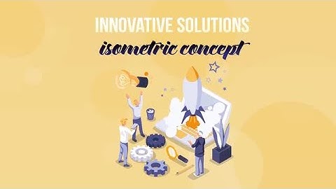 Innovative Solutions - Isometric Concept After Effects Templates