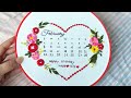 This Hand Embroidered Calendar Is the Cutest Birthday Gift Ever 🎁