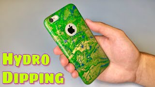 AMAZING idea! How to Make a unique iPhone Case with Hydro Dipping