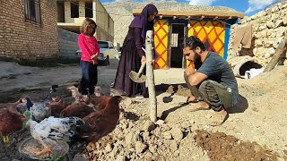 A Glimpse into the Challenging Nomadic Life: A Day of Hard Work for Salman and His Little Janan