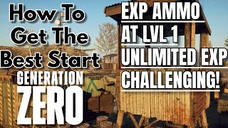 HOW TO GET THE BEST START IN GENERATION ZERO // Base Building Edition //