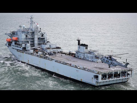 RFA Argus - anti narcotics and disaster relief operations in the Caribbean