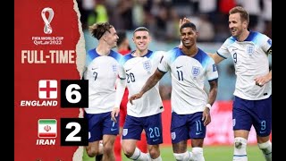 England vs Iran 6-2 Extended Highlights Goals | Fifa World Cup 2022