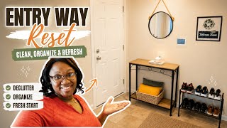 Realistic Mom Life | Organizing Our Chaotic Entryway