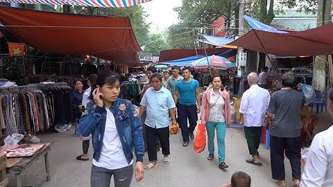 độc đáo chợ phiên bán nhiều loại hàng đặc sắc tại huyện trà lĩnh cao bằng | Vùng núi tây bắc