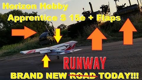 E-flite - Apprentice S 15e with Flaps - Brand New Road TODAY!!!