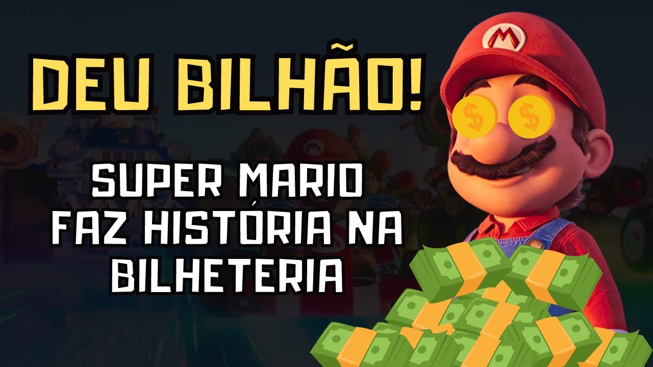 Super Mario Bros.: O Filme chegará a US$ 1 bilhão amanhã