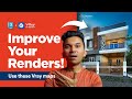 3 Vray Maps for Realistic Visualizations! Improve tiny details of TEXTURES!
