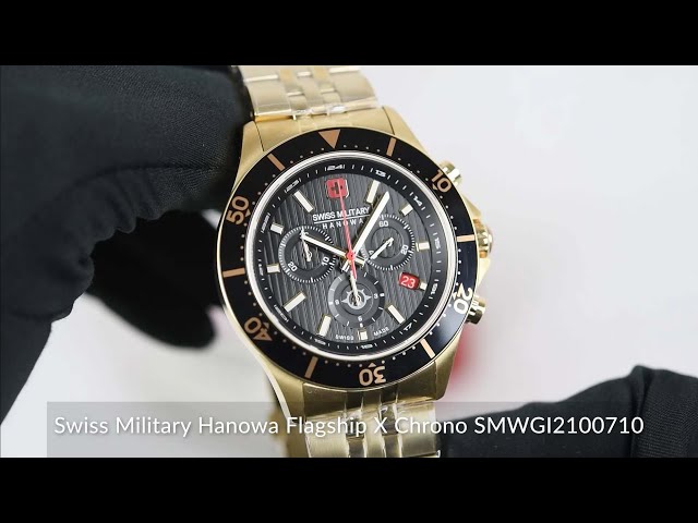Swiss Military Hanowa Flagship X Chrono SMWGI2100710 - YouTube | Quarzuhren