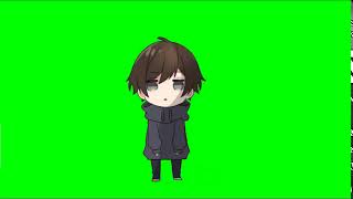 Little Guy Green Screen Anime Chroma Animation