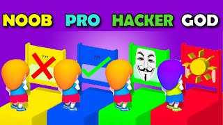 Noob vs Pro vs Hacker vs God - ABC Runner screenshot 2