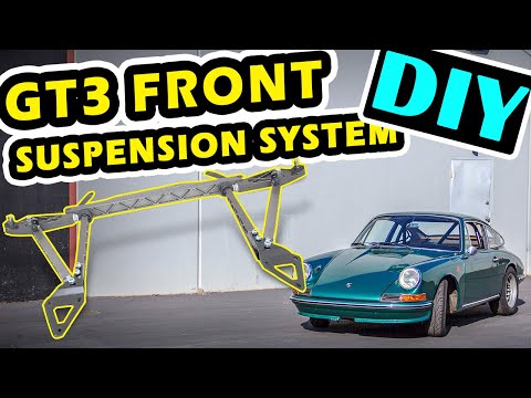 GT3 Front Suspension System Installation for Porsche 911 Elephant Racing Suspension Products