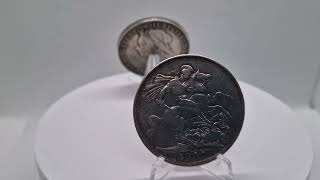 Stunning coins Queen Victoria Silver Crowns 1899 & 1890