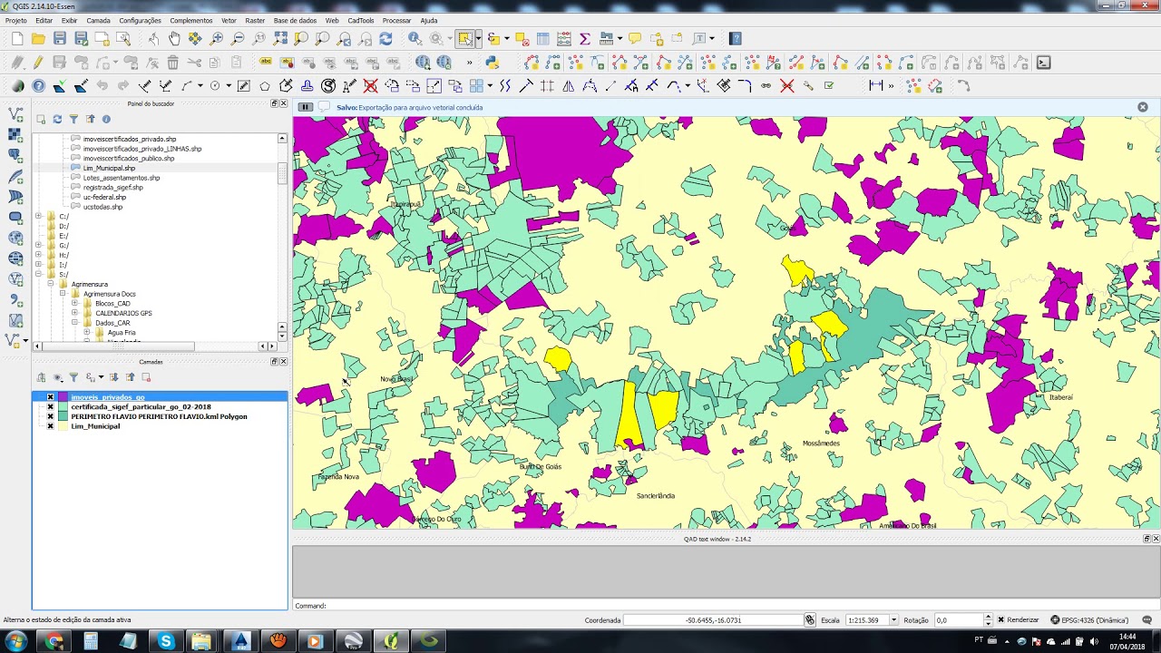 EXPORTAR KML COM INFORMAÇÕES USANDO QGIS E GLOBAL MAPPER - YouTube