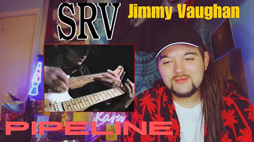 Drummer reacts to "Pipeline" (Live) by Stevie Ray Vaughan & Jimmy Vaughan