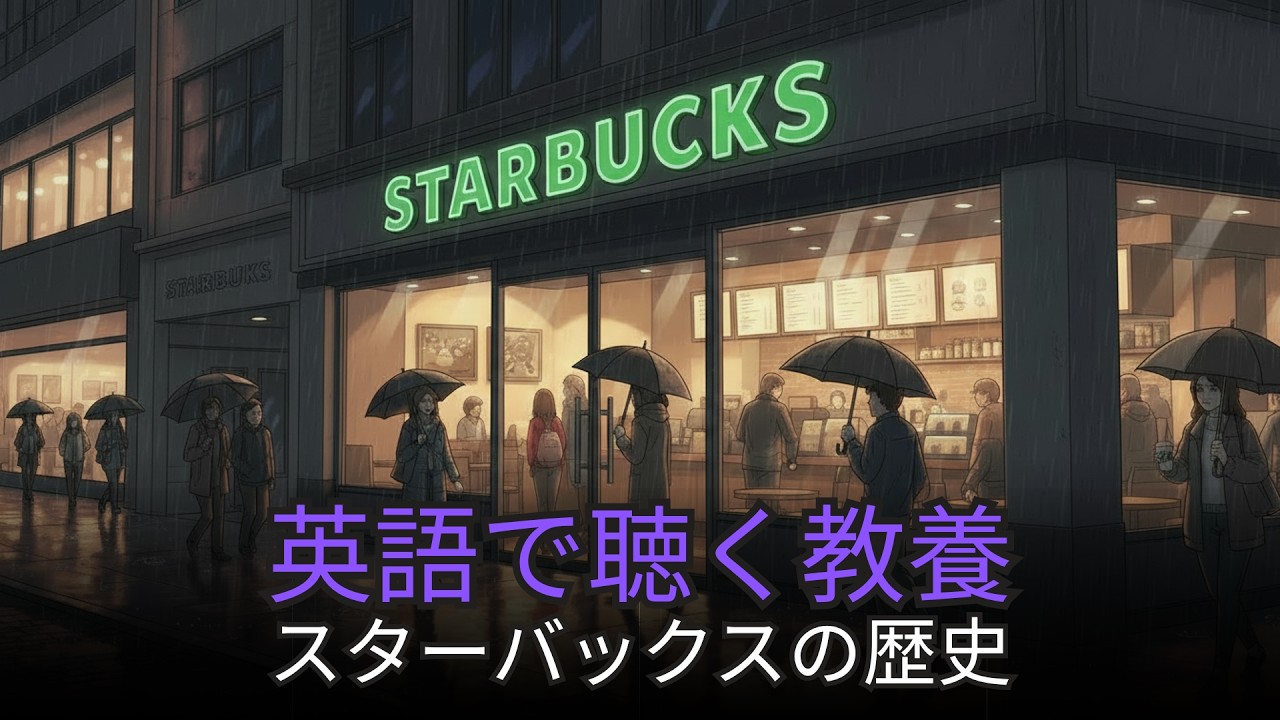 英語リスニング練習｜中級者のための英語教養：スターバックス：現代カフェの誕生 🔥