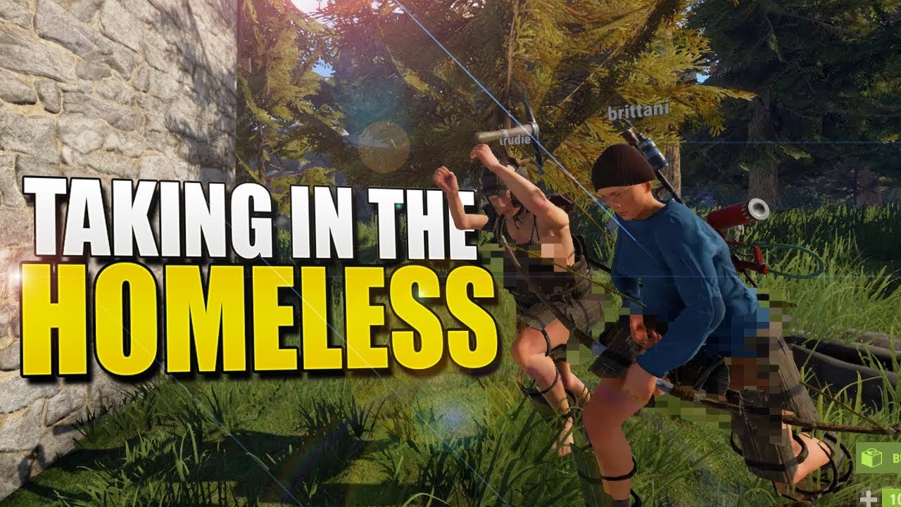Taking In THE HOMELESS (Rust Survival) #103 - YouTube
