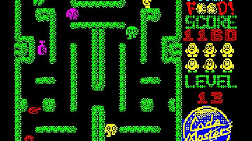 FastFood 4K Walkthrough, 1989, ZX Spectrum, RZX Archive