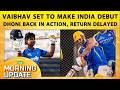 🔴MORNING UPDATE: BCCI Shortlists Vaibhav For Ire Tour, SRH's Sakib Credits Varun Aaron For Debut