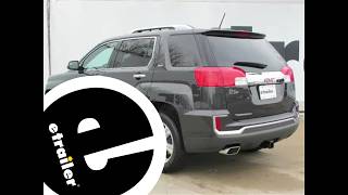 etrailer | Set up: Curt Trailer Hitch Receiver on a 2016 GMC Terrain