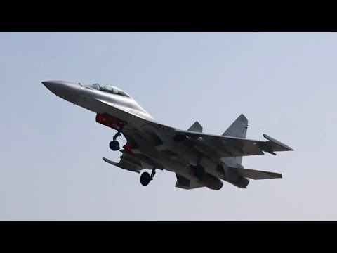 China's j-16 fighter pilots conduct training maneuvers as new year begins