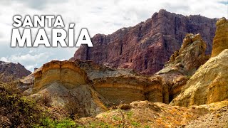 Cerros de Colores y Chorro. Santa María, Catamarca.