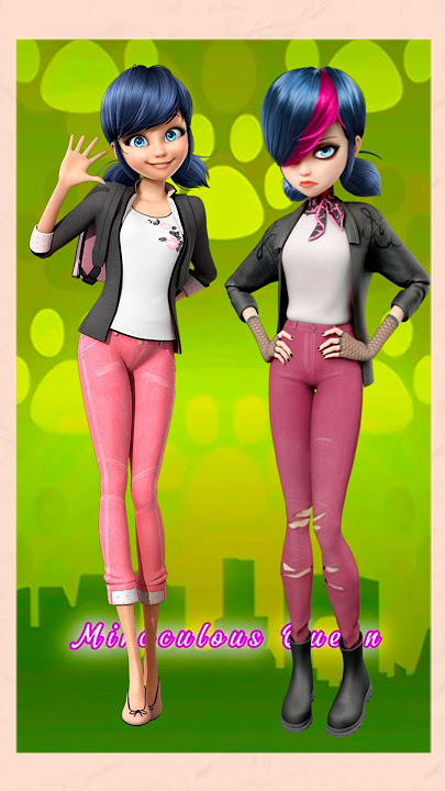 Miraculous World Paris Vs Miraculous Ladybug Characters #miraculousladybug #shorts #catnoir #tiktok